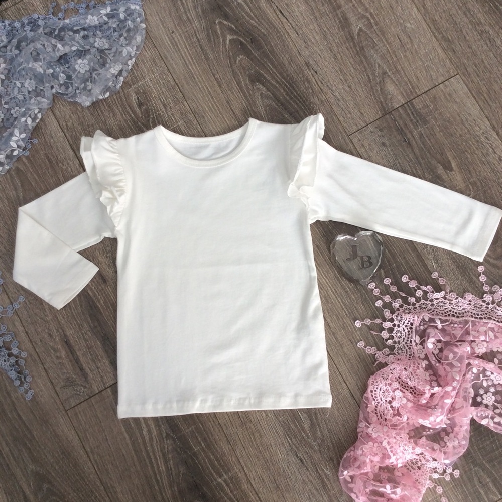 Boutique Girls Soft White Top